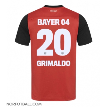 Billige Fotballdrakt Bayer Leverkusen Alejandro Grimaldo #20 Replika Hjemmedrakt 2024-25 Kortermet